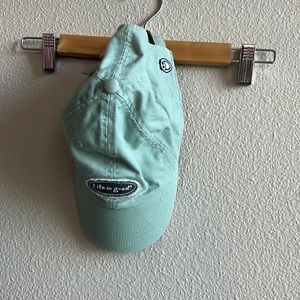 Life Is Good Teal Baseball Hat